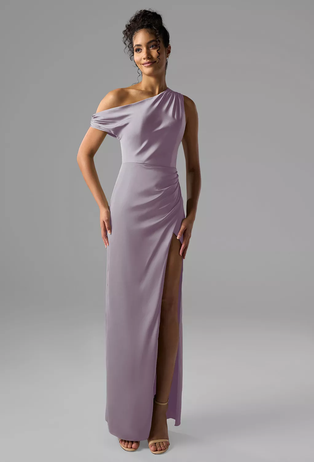 AW Rihanna Purple Haze  Long Bridesmaid Dresses